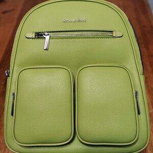 NWT Lime Green Michael Kors Backpack